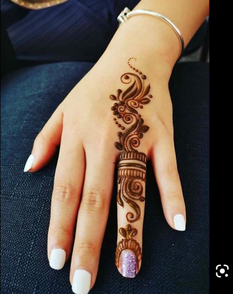 Henna for fingers