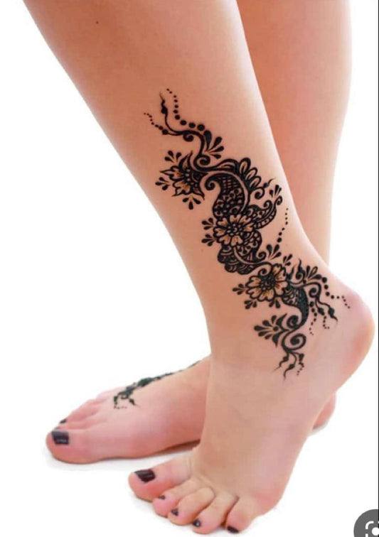 Foot Henna